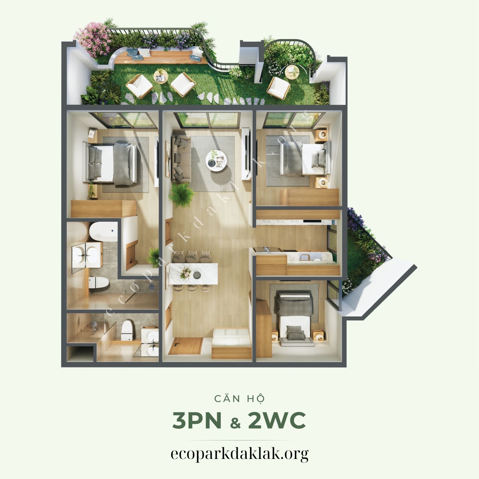 Căn hộ Eco Park Buôn Ma Thuột Đắk Lắk