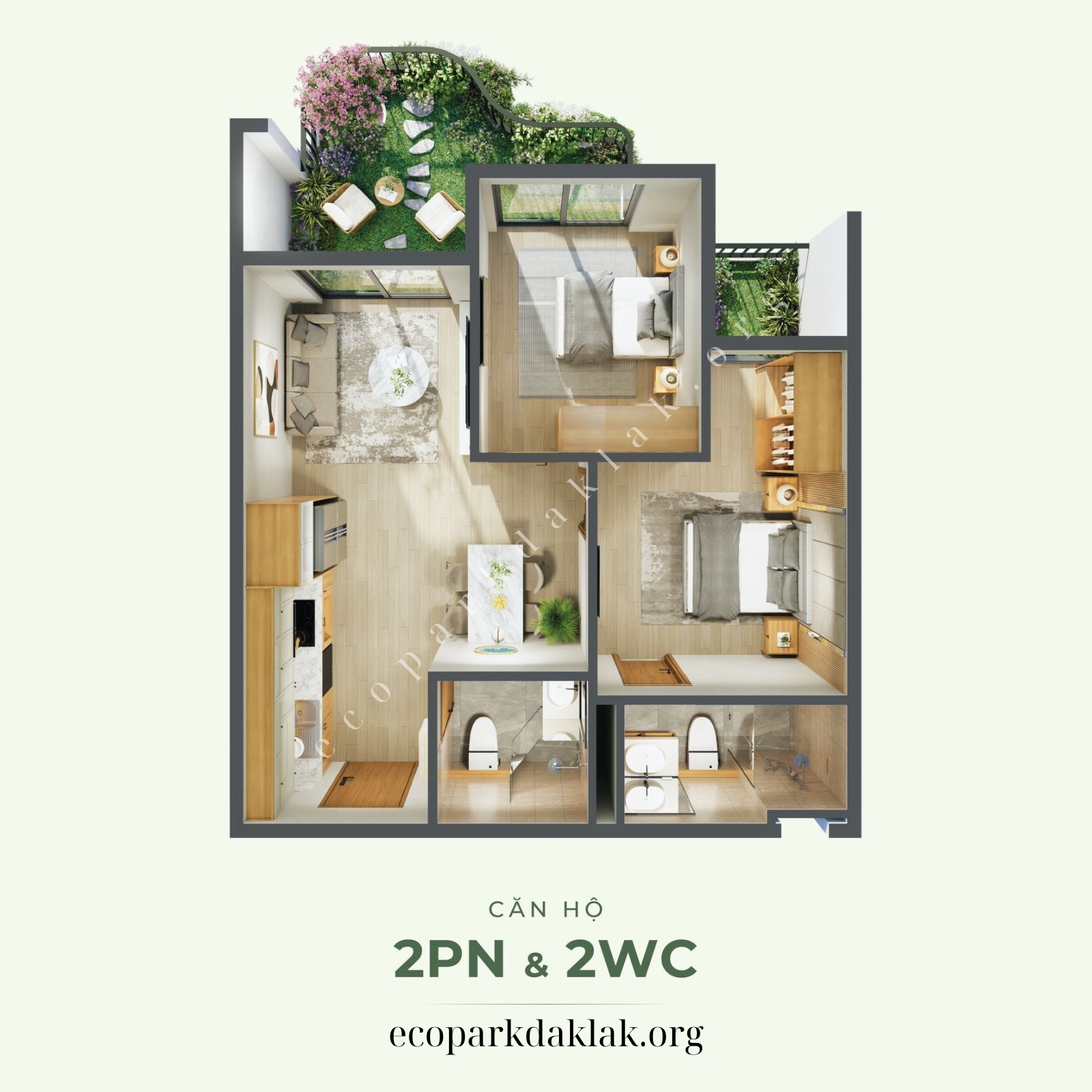 Căn hộ Eco Park Buôn Ma Thuột Đắk Lắk