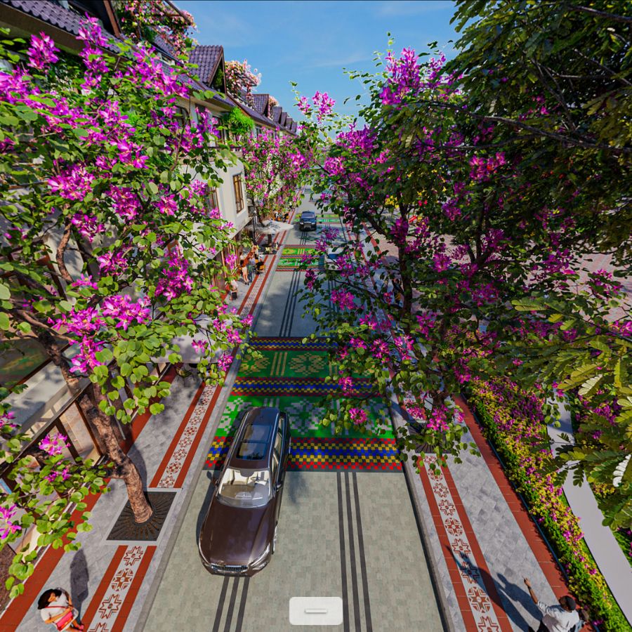 Phố hoa EcoPalace Đắk Lắkv